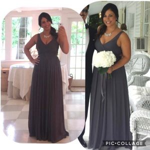 JCrew Heidi Long Dress Silk Chiffon